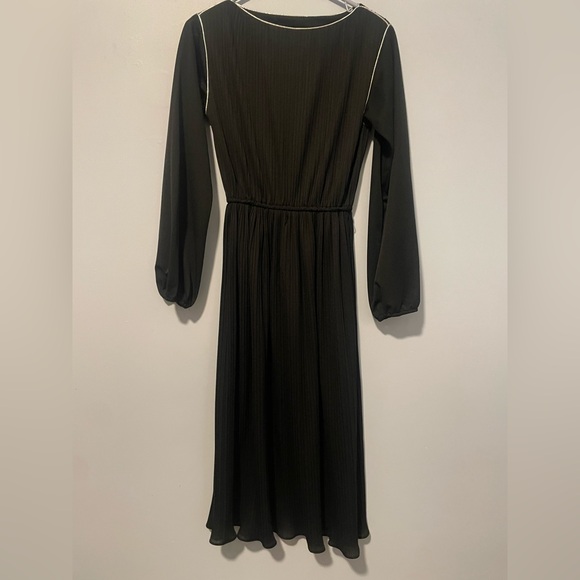 Vintage Elegant Black Long Sleeve Dress - Picture 1 of 3